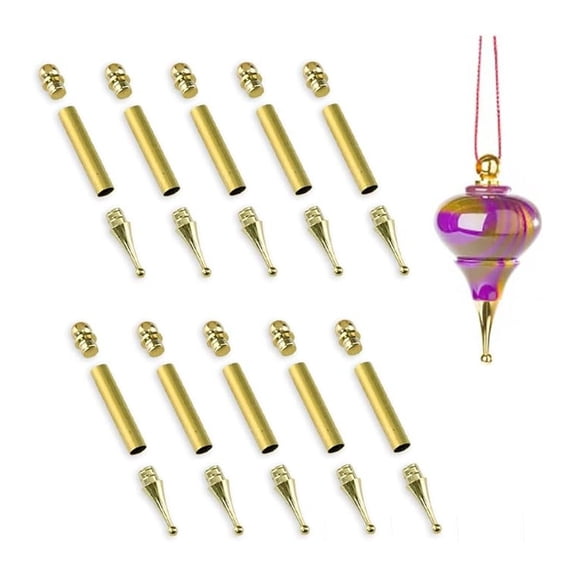 , Christmas Tree Ornament Project Kit - Finish, 10 Pack