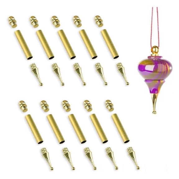 , Christmas Tree Ornament Project Kit - Finish, 10 Pack