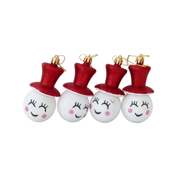 Christmas Tree Ornament, Red Holiday Accent for Hanging on Tree ...