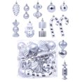 thumbnail image 1 of Christmas Tree Ornament Set 16Pcs Plastic Candy Ball Hanging Ornaments Set Christmas Home Holiday Party Decorations, 1 of 7