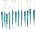 thumbnail image 1 of Christmas Tree Ornaments 12 Pack Clear Acrylic Icicle Hanging Decorations 5.12 Inch for Xmas Tree Winter Holiday Party Wedding Home Decoration Supplies, Festive Ice Pendants, 1 of 5