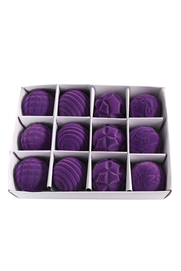 Christmas Tree Ornaments,12pcs Christmas Ball Ornaments Set Shatterproof Christmas Tree Decorations for Xmas,2.4 Inch