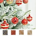 thumbnail image 1 of Christmas Tree Ornaments, 16 Pack 2.36 Inch Painted Metallic Gloss Baubles Set for Tree Hanging Decoration, Shatterproof Holiday Ornament Set for Home and Party Decor, 1 of 3
