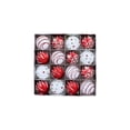 thumbnail image 1 of Christmas Tree Ornaments 16 Piece Red and White Boxed Set for Indoor Holiday Decor, 1 of 6