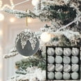 thumbnail image 1 of Christmas Tree Ornaments, 16PCS Velvet Glitter Ball Set with Shatterproof Design for Xmas Tree Decoration, Luxury Flocked Holiday Baubles for Home Party Decor 2025 Trend, 1 of 8