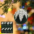 thumbnail image 1 of Christmas Tree Ornaments, 16PCS Velvet Glitter Ball Set with Shatterproof Design for Xmas Tree Decoration, Luxury Flocked Holiday Baubles for Home Party Decor 2025 Trend, 1 of 8