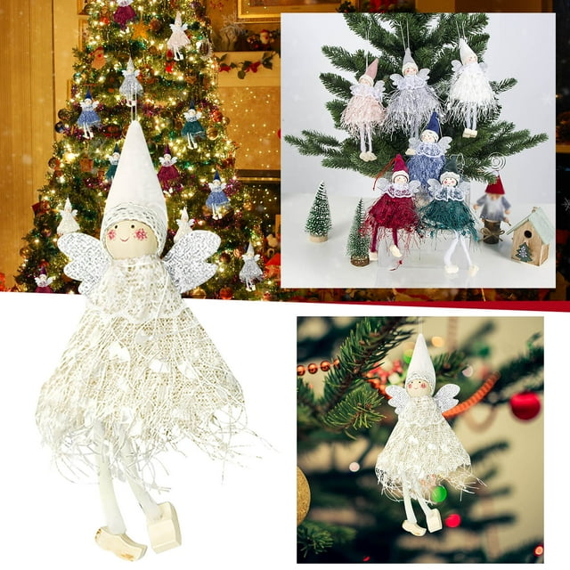 Christmas Tree Ornaments 19cm Cute Angel Doll Pendants Christmas