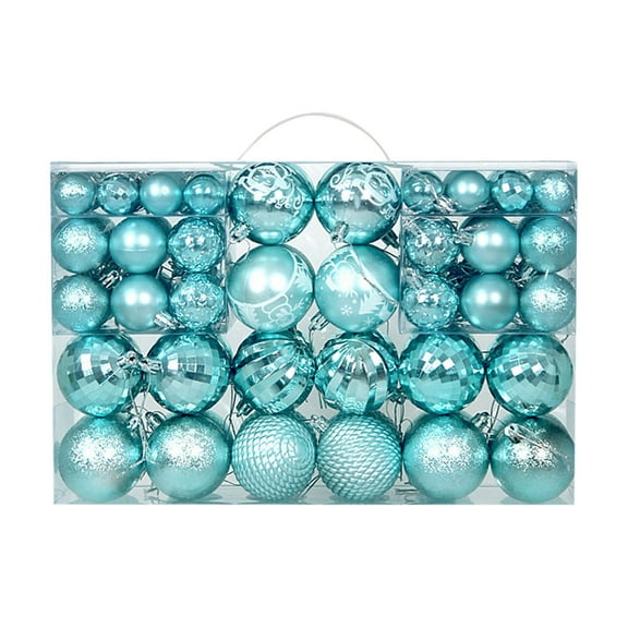 Christmas Tree Ornaments under $5! CQCYD Christmas Ornaments Set, 100PCS Holiday Tree Decorations, Multiple Styles Xmas Ball Ornaments, Christmas Decor for Party and Home