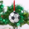 thumbnail image 1 of Christmas Tree Ornaments, 6pcs 2.36in Shatterproof Baseball Pattern Baubles for Holiday Party, Home Indoor Outdoor Christmas Tree Decoration Hanging Ornament Set, 1 of 2