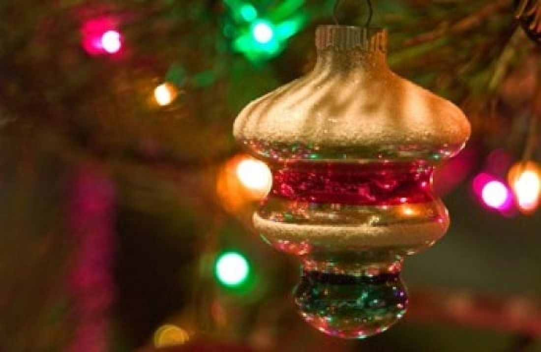 Christmas Tree Ornaments Canvas Art - Savanah Stewart DanitaDelimont (36 x 24)