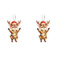 thumbnail image 1 of Christmas Tree Ornaments, Cute Animal Hanging Decorations, Acrylic Pendant with Light Bulbs, Winter Holiday Home Decor, Xmas Party Favors, Seasonal Charm for Indoor Decoration, Gift for Friends, 1 of 5