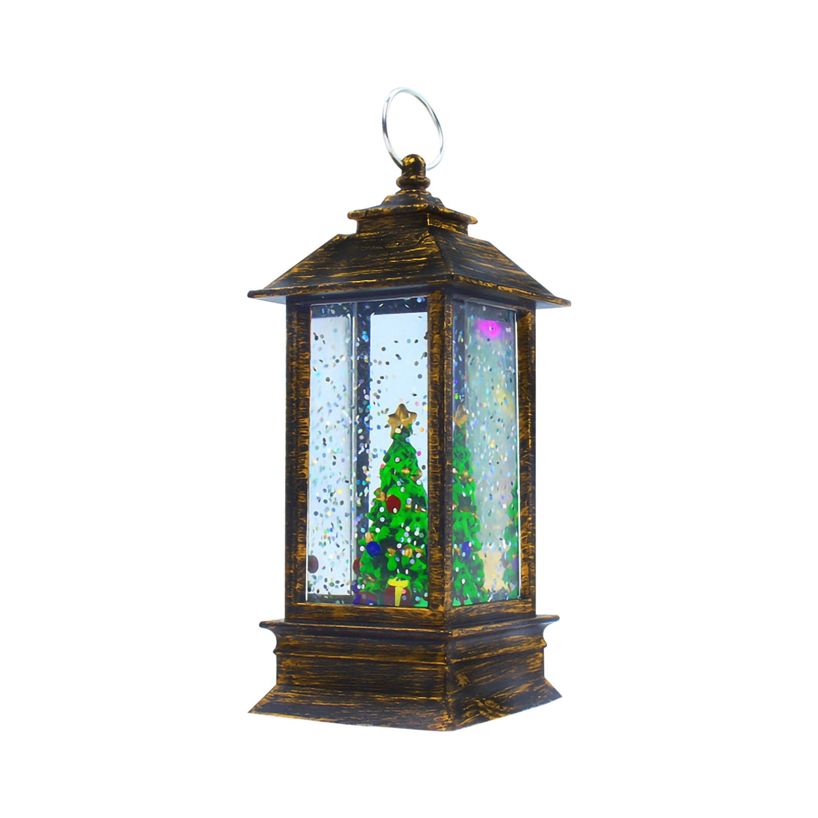 Christmas Tree Ornaments Christmas Lantern Candlestick Lamp Night Light