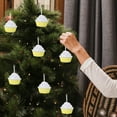 thumbnail image 1 of Christmas Tree Ornaments, Macaron and Ice Cream Hanging Decor, Lightweight Foam Christmas Decorations for Xmas Tree Home Party(Yellow), 1 of 4