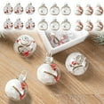thumbnail image 1 of Christmas Tree Ornaments, Pearl Embellished Decorations, Holiday Decor, with Hanging Rope, for Tree Wreath Centerpiece, Festive Ball Ornament Set | Multicolor KTFgvq, 1 of 8
