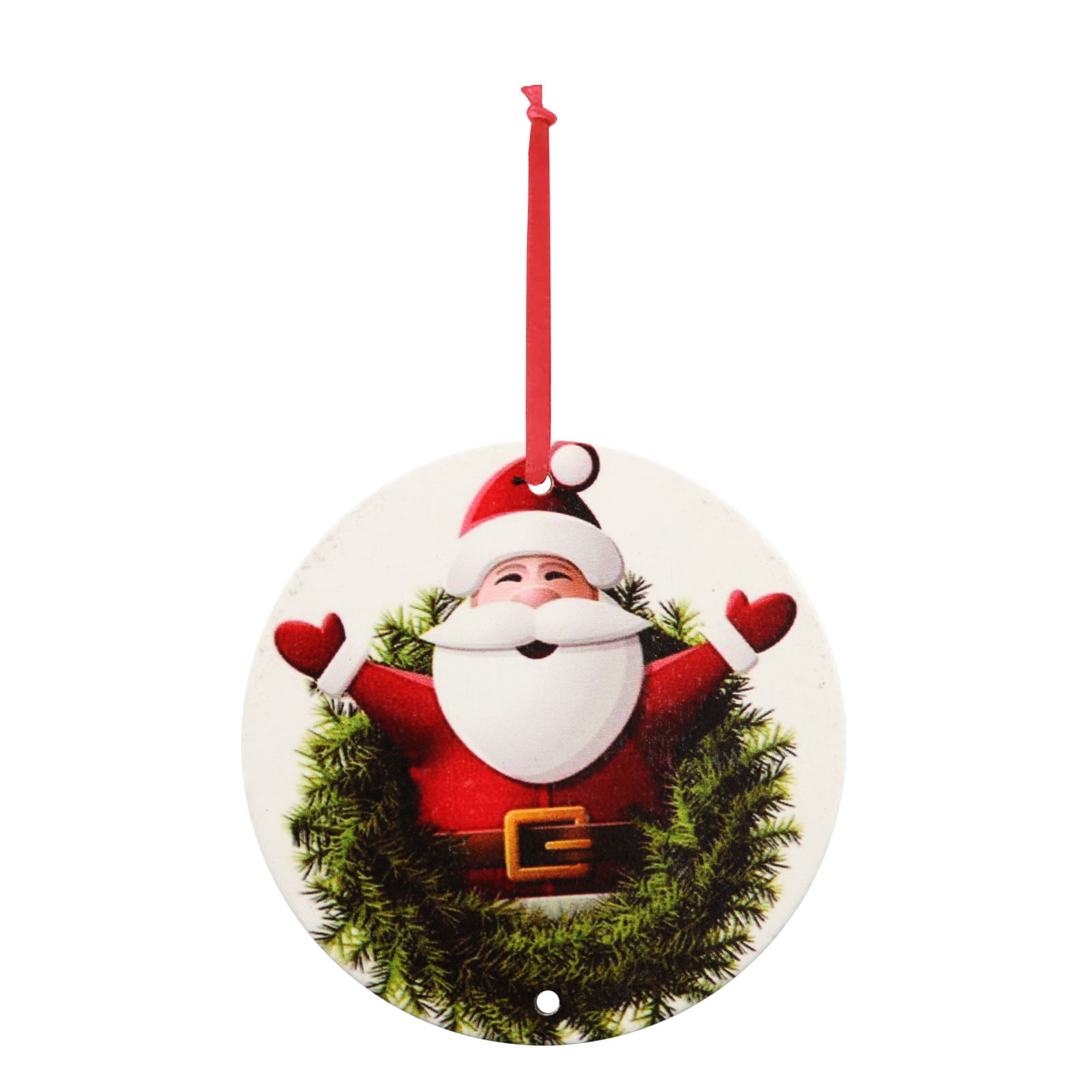 Christmas Tree Ornaments Red Ornaments Pendant Dark Green Ornaments For