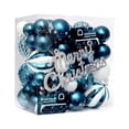 thumbnail image 1 of Christmas Tree Ornaments Set – 65PCS Painted Plastic Ball Pendants for Holiday Tree Decorations, Shatterproof Lightweight Baubles for Home & Commercial Display, 1 of 5
