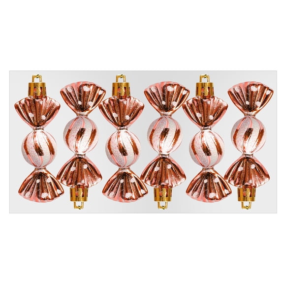 Christmas Tree Ornaments Set Easy To With Sturdy Hooks & Wire Stands Red & White Design With Elegant Snowflakes Sparkling Decor For Home Weddings Parties Commercial