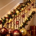 thumbnail image 1 of Christmas Tree Ornaments Shatterproof Plastic Assorted Decorative Coffee Gold, 1 of 6