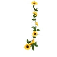 thumbnail image 1 of Christmas Tree Ornaments Simulation Sunflower Vines Sunflower Vines Fake Flowers Vines Indoor Wall Mounted Conditioning Pipelines Cover Decorative Flower Strips Christmas Garlands For Home Decor, 1 of 6