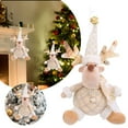 thumbnail image 1 of Christmas Tree Ornaments, Snowman & Reindeer Figurines with Scarves Hats, Hanging Xmas Decor for Christmas Tree Decorations Festive Home Party Decor, 1 of 6
