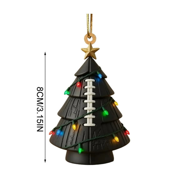 Christmas Tree Ornaments, Sports Ball Decorations, Colorful Mini Light Holiday Decor, Easy Hanging Gold String Festive Ambiance