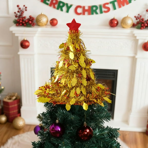 Christmas Tree Ornaments and Treetop Star Decorations, Christmas Hats for Holiday Party Favors and Stocking Stuffers, Christmas Decorations for Indoor Arrangement and Mantel Display, Akmoler