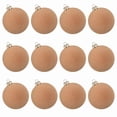 thumbnail image 1 of Christmas Tree Ornaments Velvet Balls 12Pcs Flocked Hanging Decorations Shatterproof Retro Bulbs Set for Xmas Tree Wreath Garland Holiday Party Home Decor Winter Festive Supplies 2.36Inch, 1 of 6