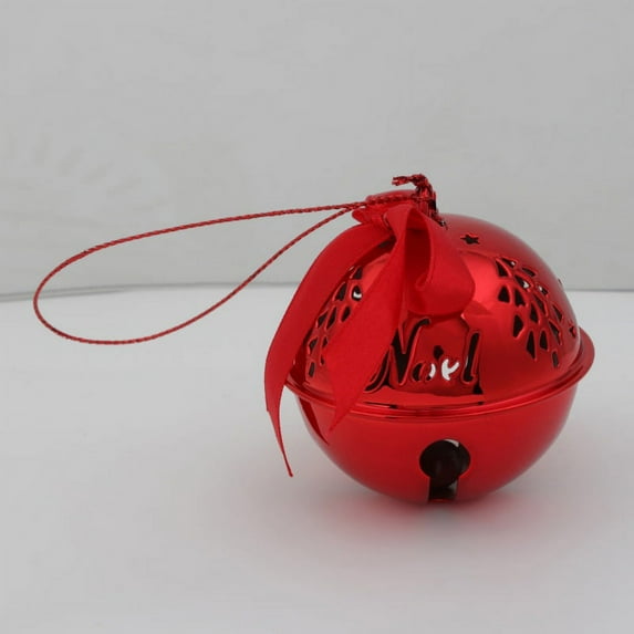 Christmas Tree Ornaments for Xmas Holiday Hanging Decorations Small Jingle Bells with Burlap