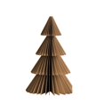 thumbnail image 1 of Christmas Tree Paper Decor, 11.8 Inch Kraft Folded Origami Standing Style, 1 Piece Desktop Holiday Ornament Set for Xmas Home Party Mantel Window Display Winter Seasonal Festive Decor, 1 of 3