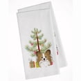 thumbnail image 1 of Christmas Tree & Papillon White Kitchen Towel - Set of 2, 1 of 1