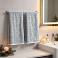 thumbnail image 1 of Christmas Tree Pattern Hand Towels Set Of 2 Soft Absorbent Kitchen Bathroom Dish Towels For Holiday Home Decoration, 1 of 6