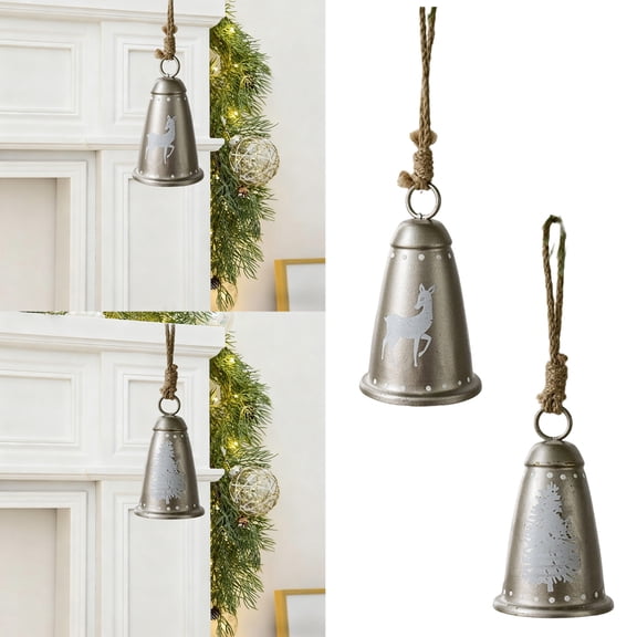 Christmas Tree Pendant Metal Art Painting, Holiday Hanging Decoration for Christmas Tree, Family Gathering Stocking Stuffer Gift, Iron Wall Decor for Indoor Mantel Display and Seasonal Sopatenor