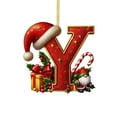 thumbnail image 1 of Christmas Tree Pendant Ornaments - Personalized Hanging Acrylic Alphabet Decor for Holiday Decorations, Craft Letters for DIY Xmas Tree Decor and Gift Toppers, 1 of 5