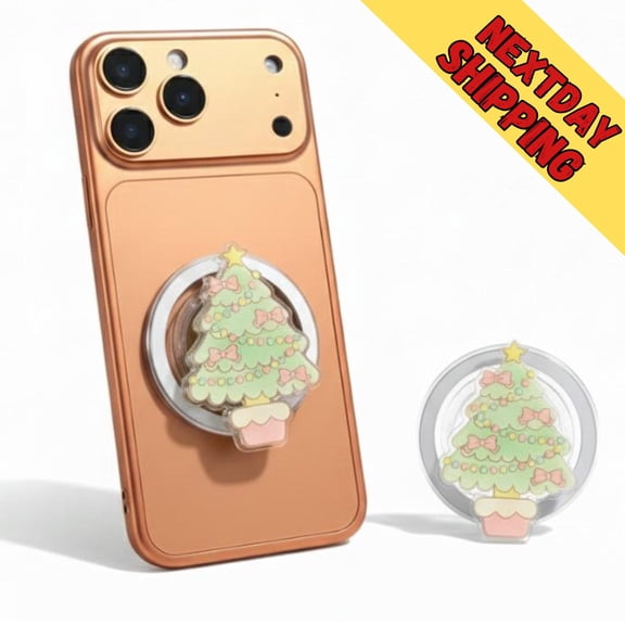 Christmas Tree Phone Grip  Festive MagSafe Phone Stand