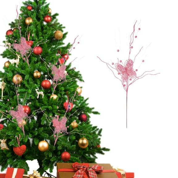 Christmas Tree Picks, 31.5 Inch Artificial Christmas Picks and Sprays for Christmas Tree Filler Floral Arrangement DIY Wreath Winter Holiday Season Decor