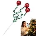 thumbnail image 1 of Christmas Tree Picks Candy,Artificial Candy‑Themed Christmas Picks,Decorative Candy‑Style Faux Christmas Sprigs,Flexible Faux Plastic Christmas Spiral Twirl Stems,Ornament for Insertable,Festive, 1 of 4