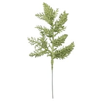 Christmas Tree Picks Sprays 10.6 Inch Glitter Artificial Pine Needles Branches Twigs Fake Pine Stems Picks for Xmas Tree Holiday Arrangement Crafts DIY Garland Wreath Home Decor