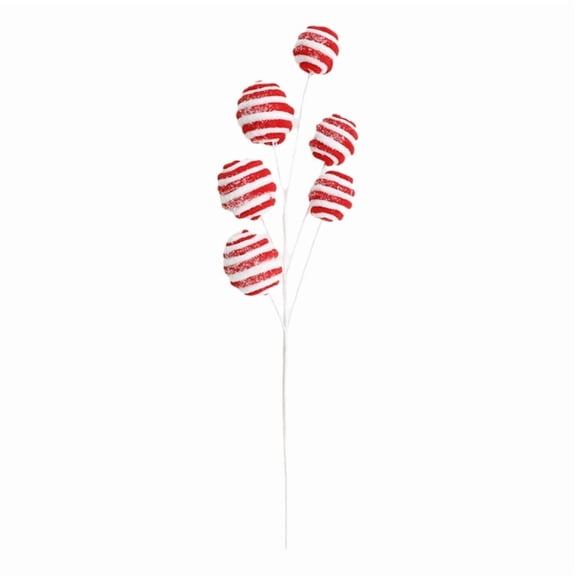 Christmas Tree Picks With Curly Stems Festival Christmas Tree Curly Stems Plush Picks For Home Office Craft Decoration