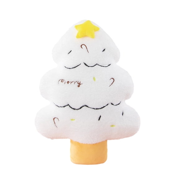 Christmas Tree Pillow 21.65in – Plush Decorative Cushion for Sofa & Bed – Soft Holiday Throw Pillow with Star & “Merry” Print – Gift for Adults & Kids