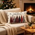 thumbnail image 1 of Christmas Tree Pillow Covers 12x20, Merry Christmas Throw Pillows, Soft Seasonal Cushion Covers, Winter Holiday Decoration for Home Couch Farmhouse(B), 1 of 7
