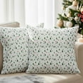 thumbnail image 1 of Christmas Tree Pillowcases 18x18 - Christmas Pillow Covers Set of 2 - Xmas Couch Pillowcases for Living Room - Bed-Sized Holiday Throw Pillow Covers - Winter Holiday Home Decor - Velvet Cushion Cases, 1 of 5