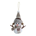 thumbnail image 1 of Christmas Tree Plush Ornaments, Small Plush Christmas Hanging Ornaments, Soft Mini Stuffed Animal Toys for Mini Xmas Tree Hanging Decorations Supplies, Snowman, 1 of 7