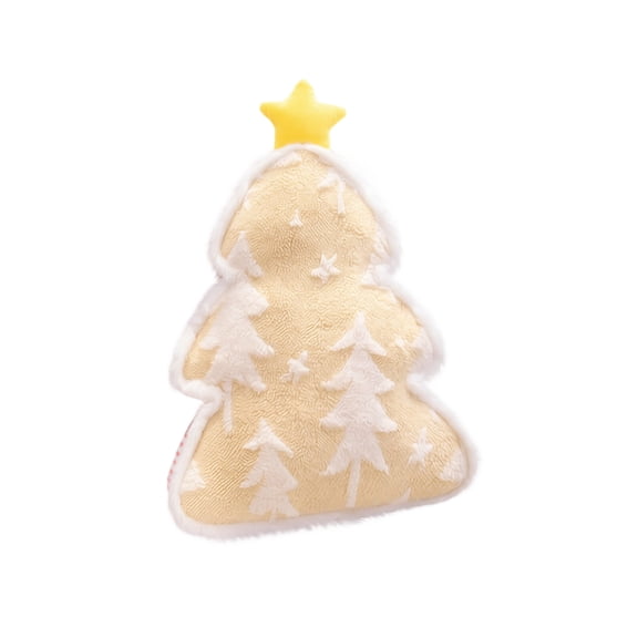 Christmas Tree Plush Pillow Yellow Star Topper Soft Christmas Decor for Home Kids Cuddle Toys Holiday Gift