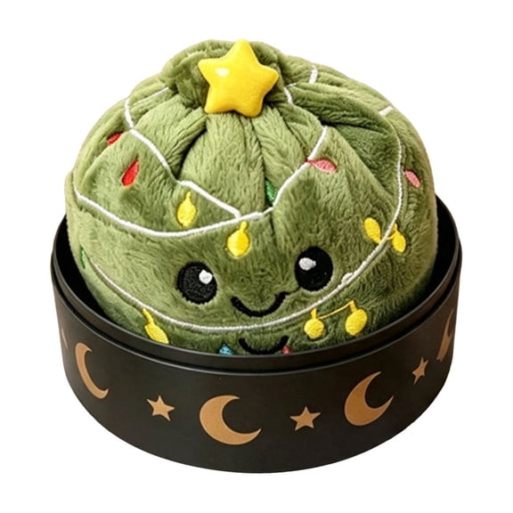 Christmas Tree Plush Squishy Toys For Stress Relief, Holiday Party Favors And Desk Decor.