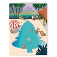 thumbnail image 1 of Christmas Tree Pool with Santa and his Reindeer - Funny Holiday Cards - 18 cards, 1 of 5