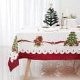 thumbnail image 1 of Christmas Tree Print Tablecloth Rectangle Water Resistant Table Cloth for Dining Room 60 Inch by 84 Inch, 1 of 7