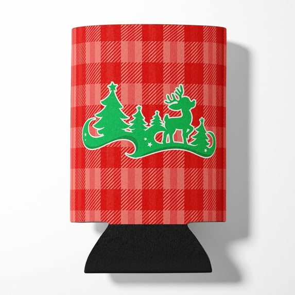 Christmas Tree Reindeer Red Can or Bottle Hugger
