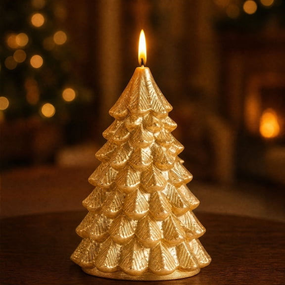 Christmas Tree Remote Control LED Candle for Mantle Festive Home Decor