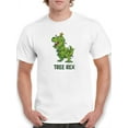 thumbnail image 1 of Christmas Tree Rex T-Shirt Men -Smartprints Designs, Male Medium, 1 of 4