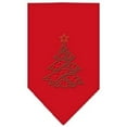 thumbnail image 1 of Christmas Tree Rhinestone Bandana Red Small, 1 of 1